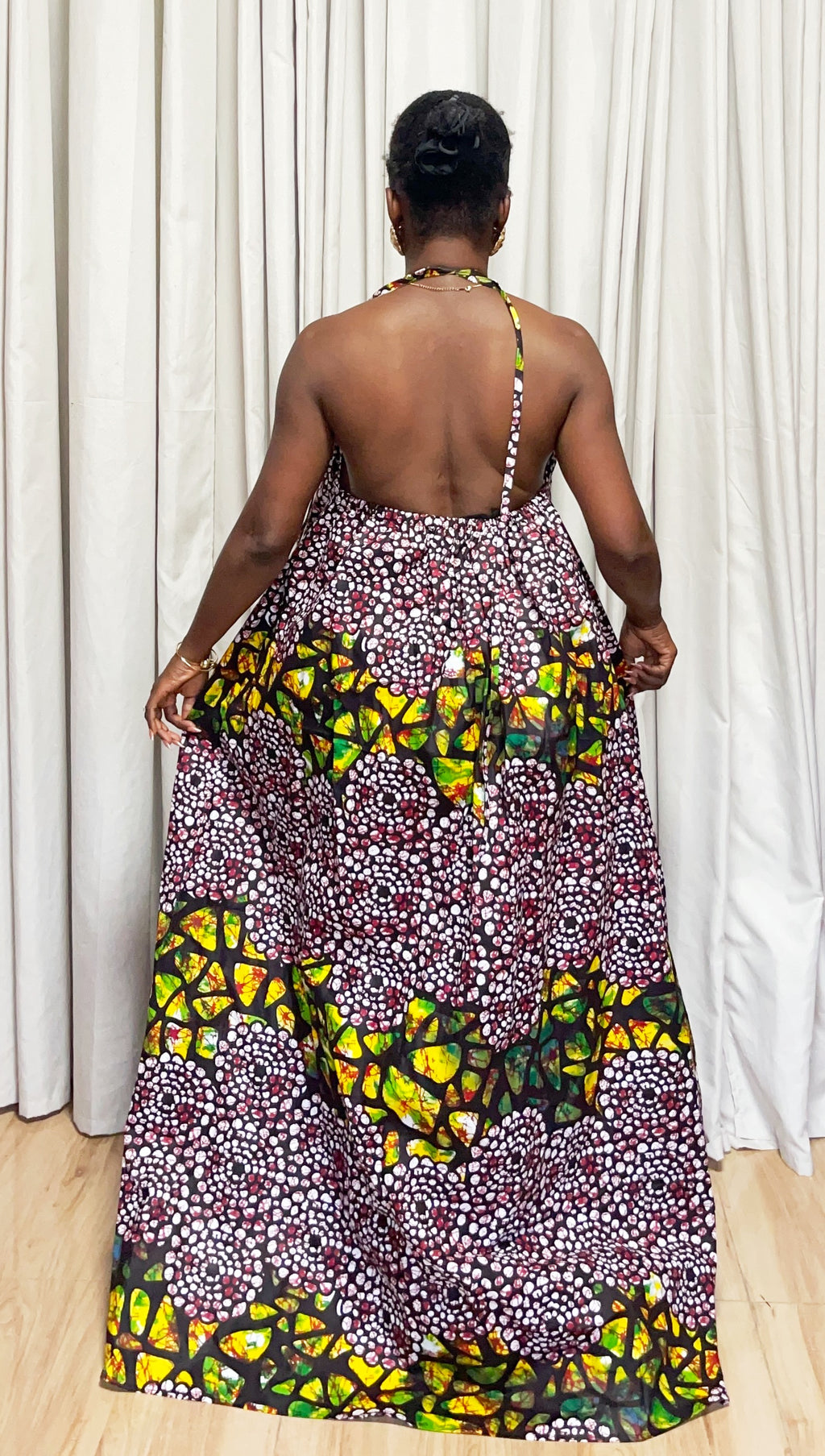 Maxi dress ( one size fit up to 2XL )