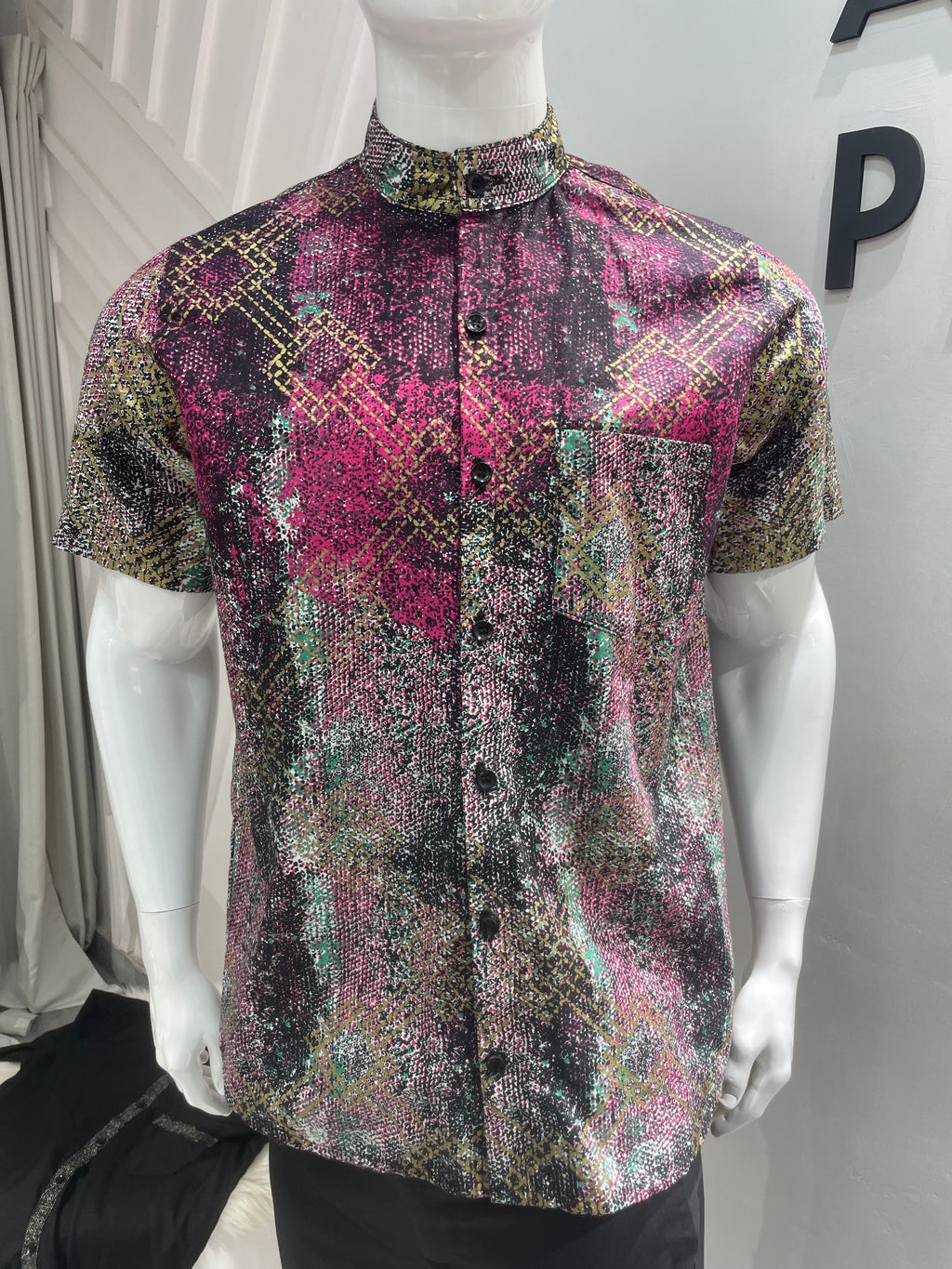Men shirt ( woodin print)