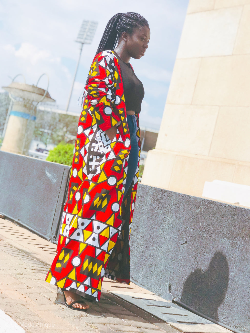 aseda-ben - ANKARA LONG BLAZER- NAIROBI