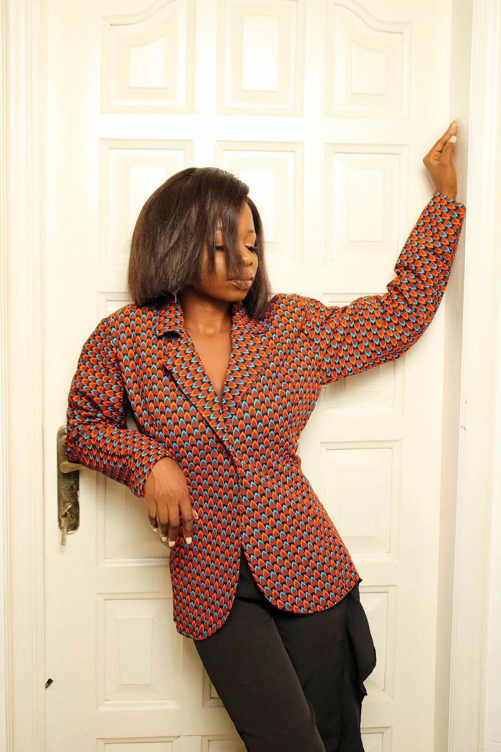 Ankara blazer- WINNY