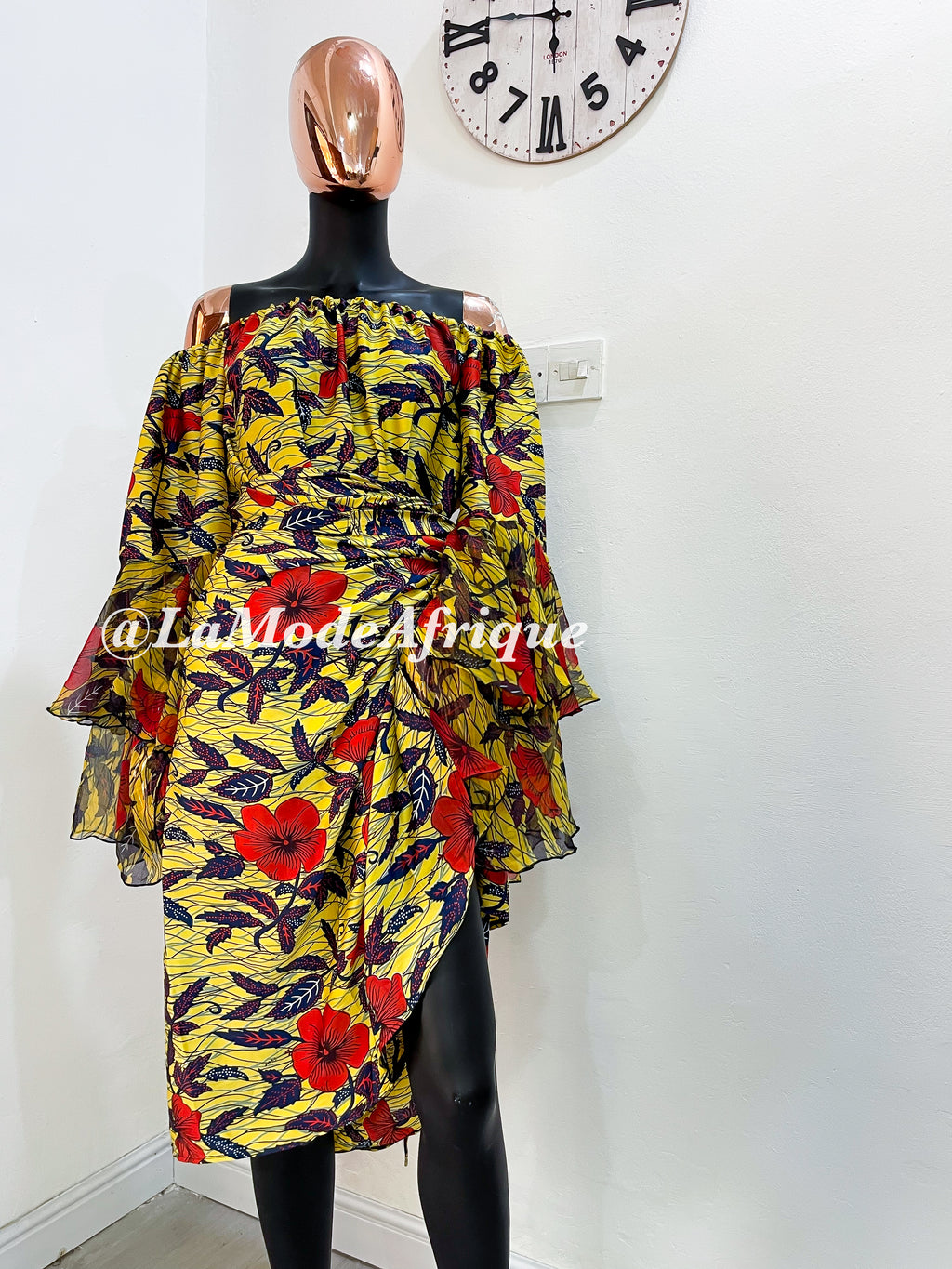 Silk Top & Wrap skirt set one size fit S-2XL