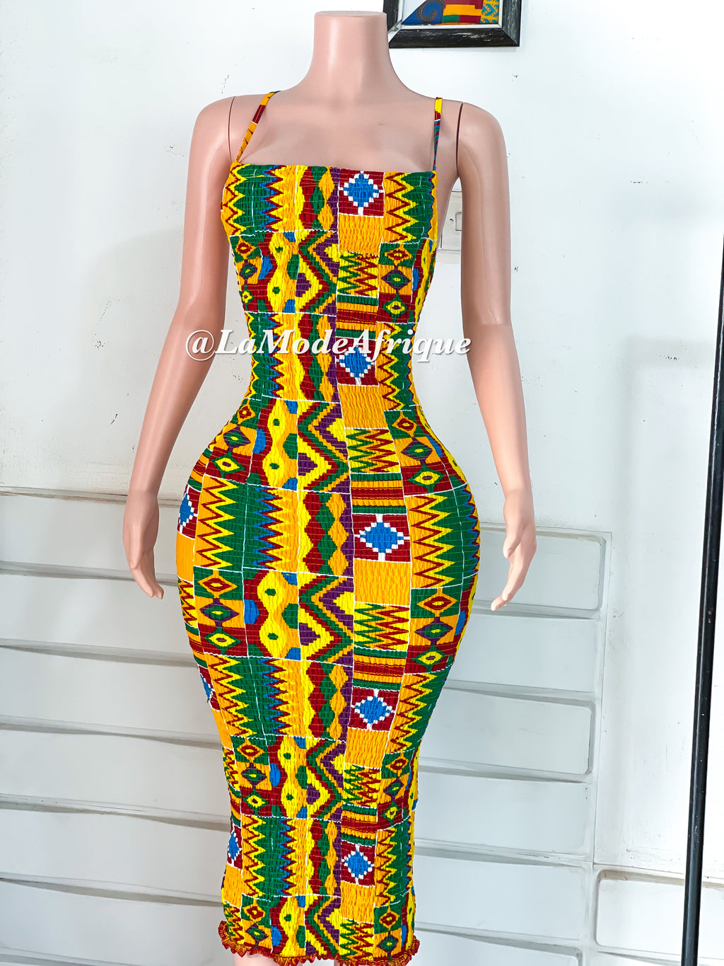 Backless smocked Dress ( stretchy)